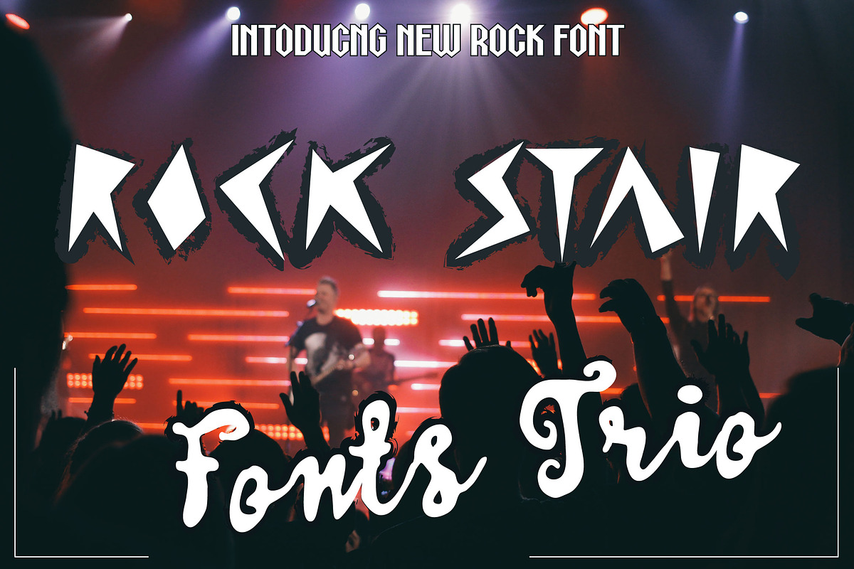 Rock Stair Font Trio in Display Fonts - product preview 8
