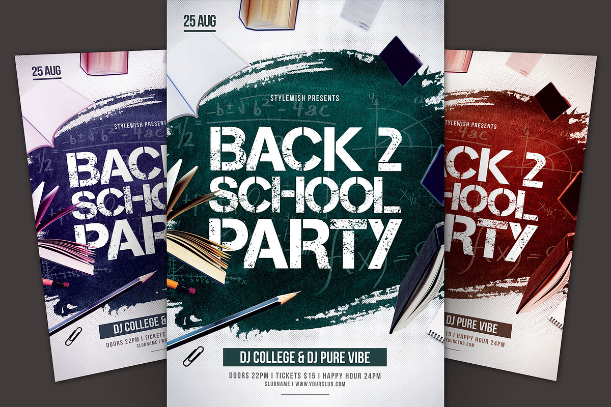 Back 2 School Flyer in Flyer Templates - product preview 8
