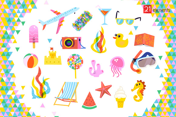 Summer Fun Illustrations in Illustrations - product preview 2