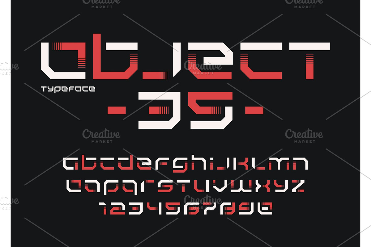 Object 35 vector futuristic in Illustrations - product preview 8