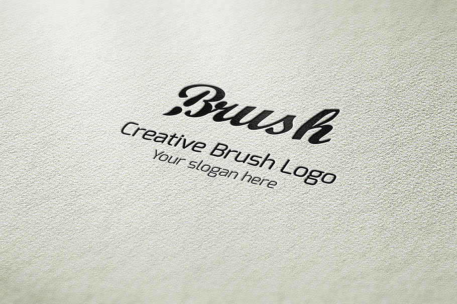 Creative Brush Logo in Logo Templates - product preview 8