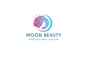 Moon Beauty Logo Template