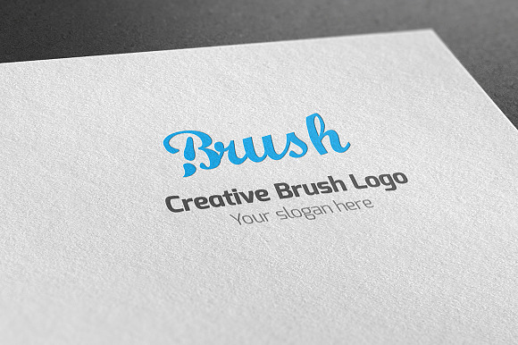 Creative Brush Logo in Logo Templates - product preview 1