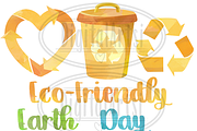 Watercolor Earth Day Clipart