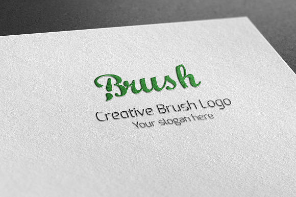 Creative Brush Logo in Logo Templates - product preview 2