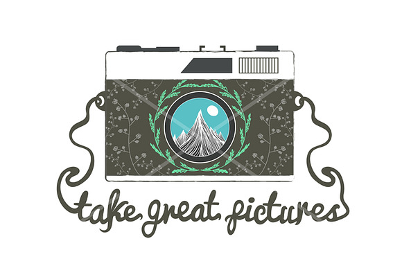 Vintage set with cameras in Illustrations - product preview 1