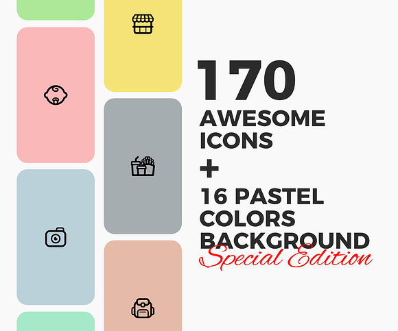 Instagram Story Highlight 170 Icons in Instagram Templates - product preview 2