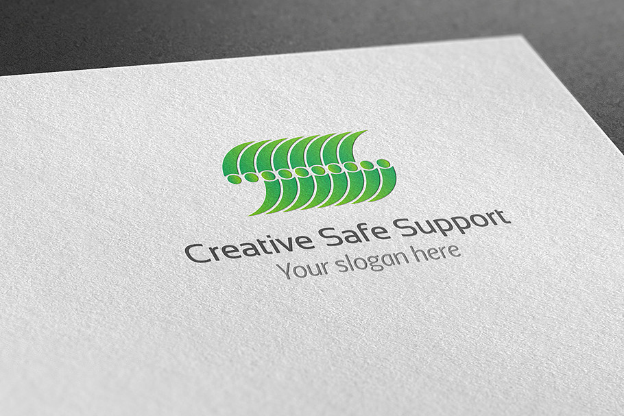 Creative Safe Support Logo in Logo Templates - product preview 8