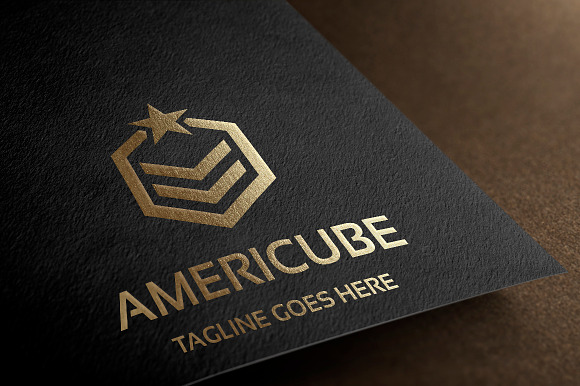 American Cube Logo in Logo Templates - product preview 3