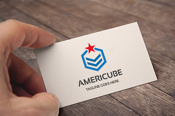 American Cube Logo in Logo Templates - product preview 4