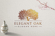 Elegant Oak Logo Template