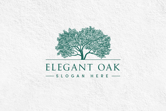 Elegant Oak Logo Template in Logo Templates - product preview 1
