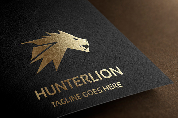Hunter Lion Logo in Logo Templates - product preview 3