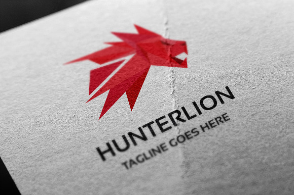 Hunter Lion Logo in Logo Templates - product preview 4