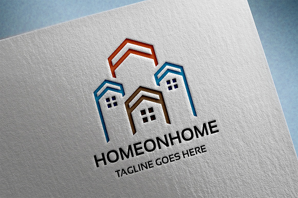 Home on Home Logo in Logo Templates - product preview 1