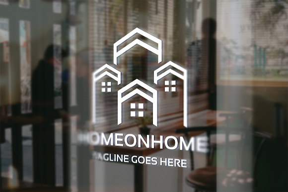 Home on Home Logo in Logo Templates - product preview 2