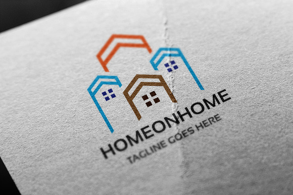 Home on Home Logo in Logo Templates - product preview 4