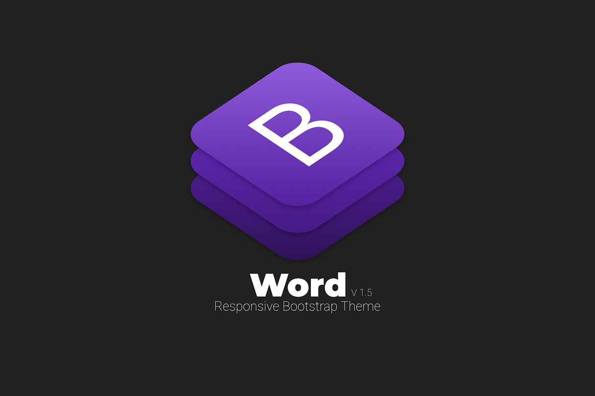WORD - Responsive Bootstrap Theme in Bootstrap Themes - product preview 8