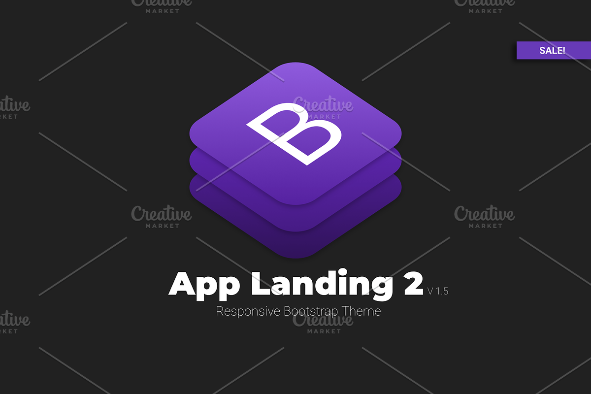 APP Landing 2 - Bootstrap Theme in Bootstrap Themes - product preview 8