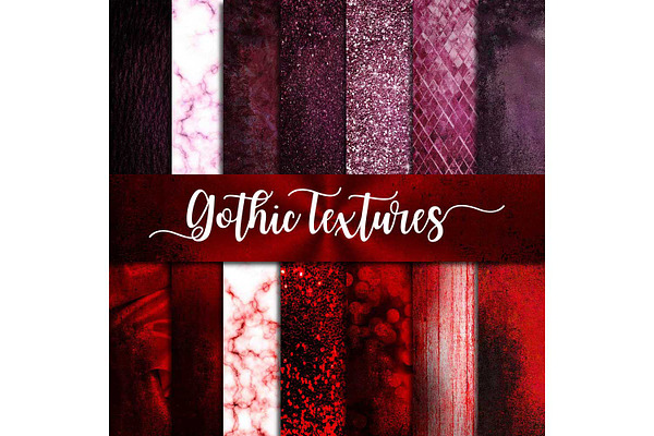 Gothic Textures Digital Paper