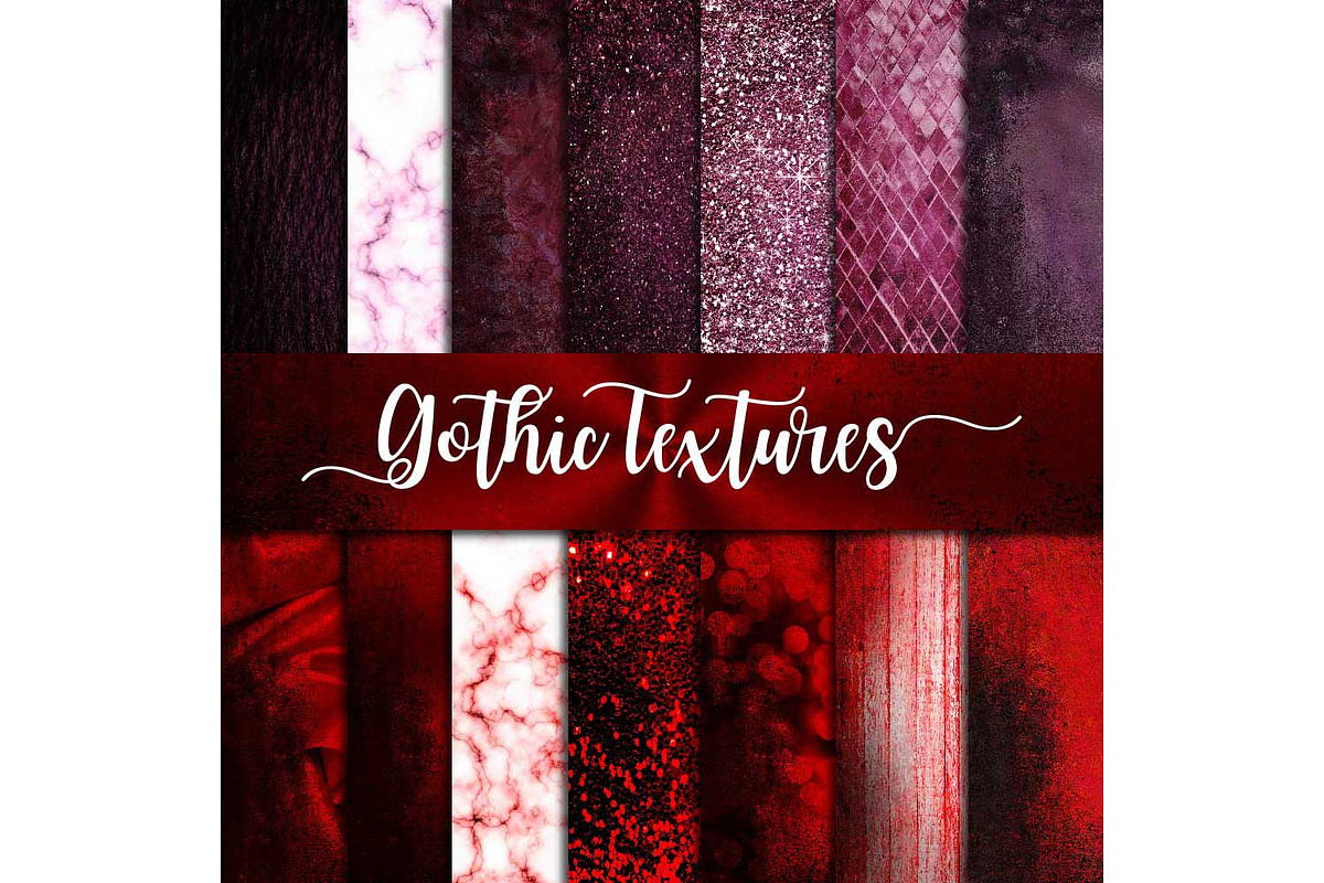 Gothic Textures Digital Paper in Textures - product preview 8