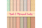 Nude backgrounds & Mermaid Scales