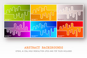 6 abstract design vector backgrounds