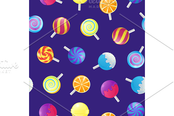 3d Lollipops Candy Set. Vector in Illustrations - product preview 2