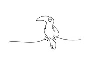 Tukan bird symbol