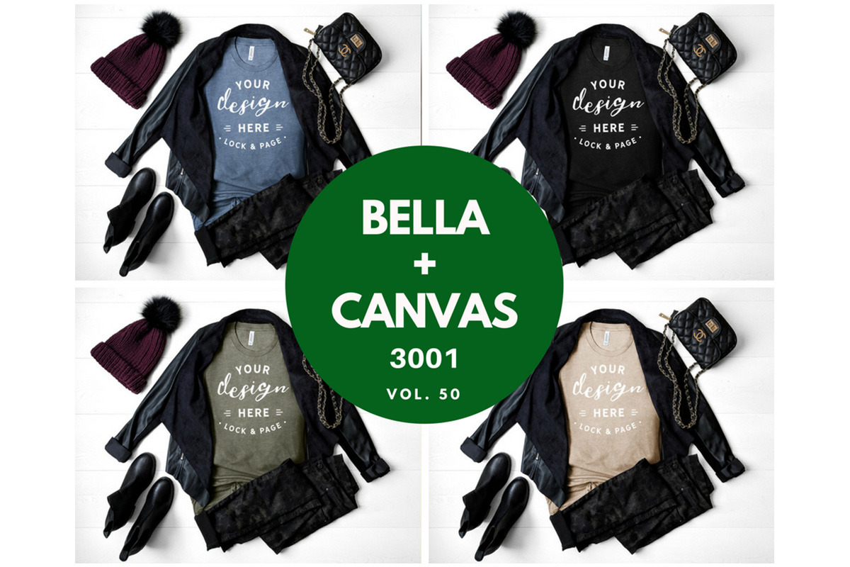 Winter Bella Canvas Mockup Bundle in Product Mockups - product preview 8