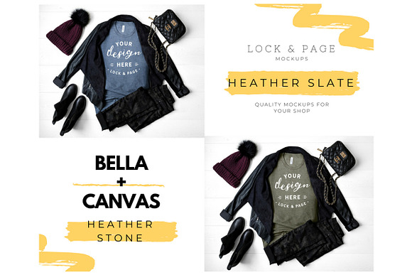 Winter Bella Canvas Mockup Bundle in Product Mockups - product preview 1
