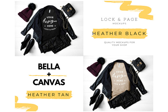 Winter Bella Canvas Mockup Bundle in Product Mockups - product preview 2