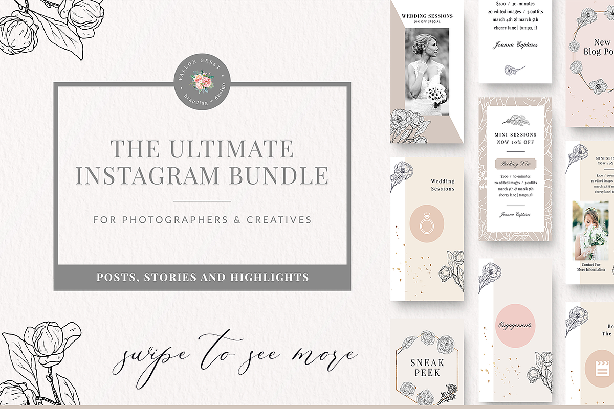 The Ultimate Instagram Bundle in Instagram Templates - product preview 8