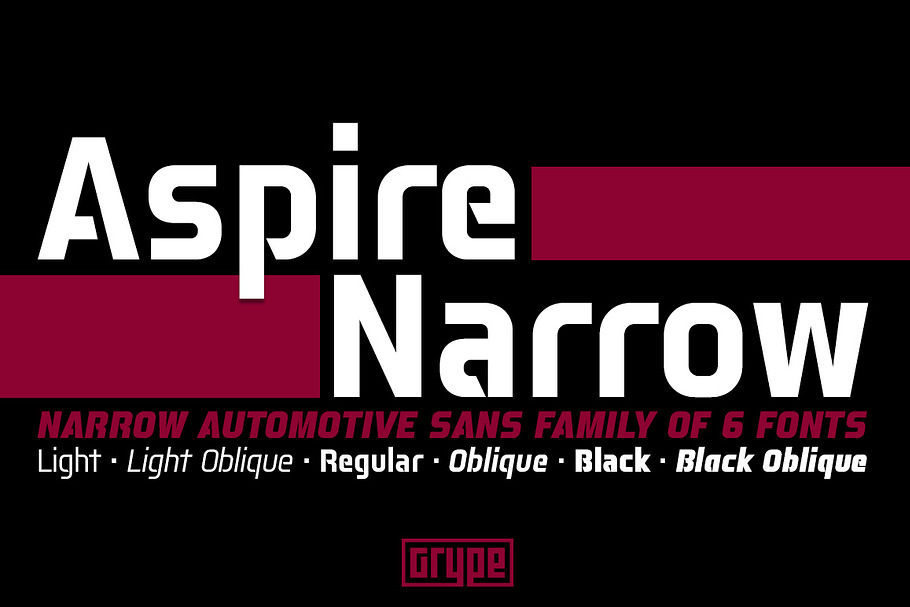 Aspire Narrow Family in Sans-Serif Fonts - product preview 8