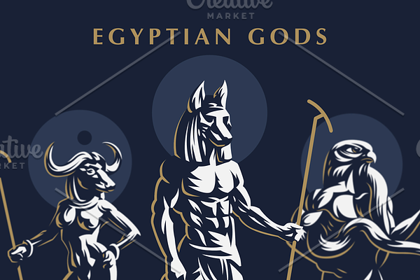 Set of Egiptian Gods