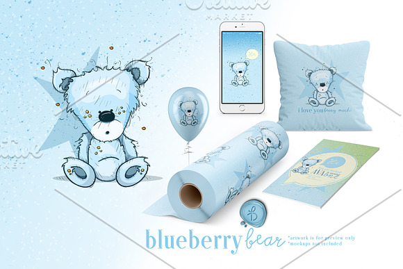 Cotton Candy Baby Animals in Illustrations - product preview 3