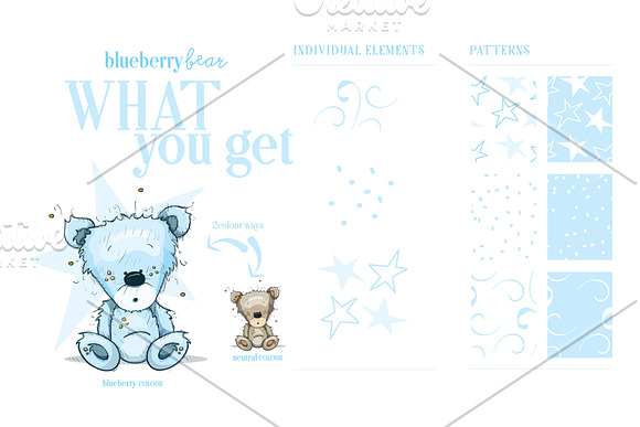 Cotton Candy Baby Animals in Illustrations - product preview 4