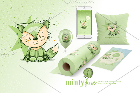 Cotton Candy Baby Animals in Illustrations - product preview 5