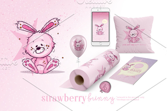 Cotton Candy Baby Animals in Illustrations - product preview 7