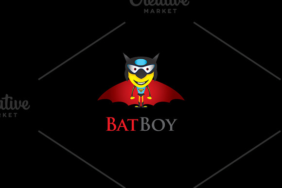 Bat Boy Logo in Logo Templates - product preview 1