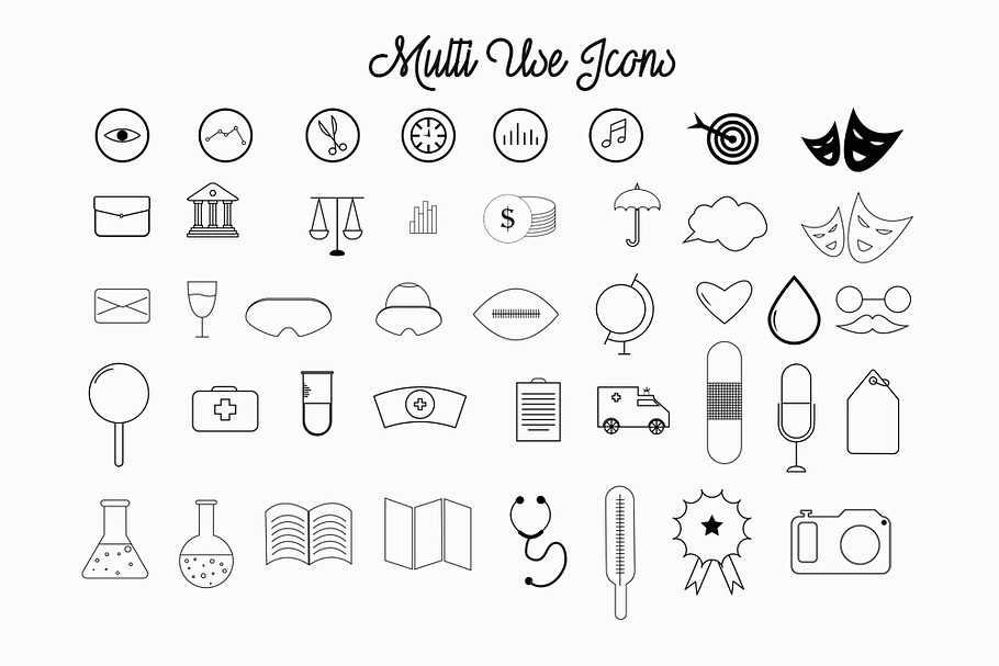 Multi Use Png Icons