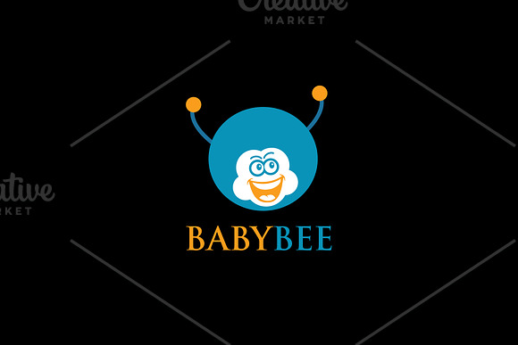 Baby Bee Logo in Logo Templates - product preview 1