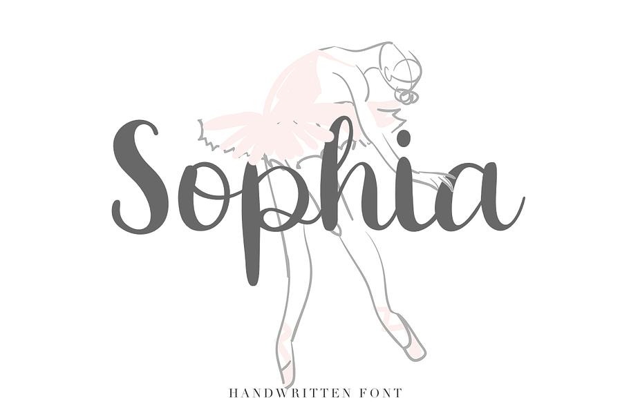 Sophia in Script Fonts - product preview 8