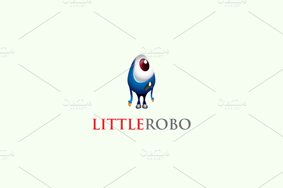 Little Robo Logo in Logo Templates - product preview 8
