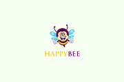 Happy Bee Logo