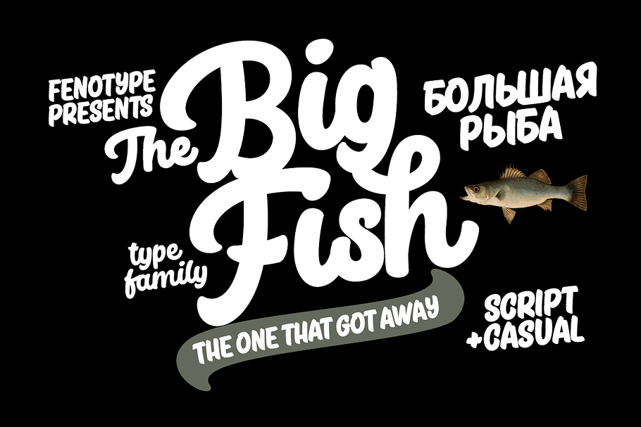 Big Fish Script + Caps + Extras in Script Fonts - product preview 8