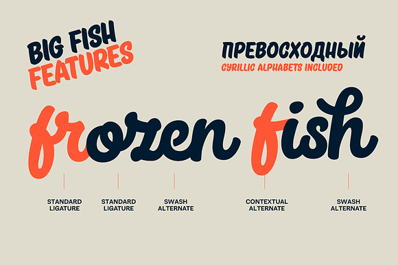 Big Fish Script + Caps + Extras in Script Fonts - product preview 6