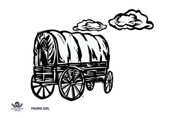 Prairie Girl Linocuts in Graphics - product preview 7