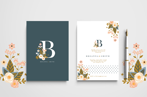 Paper Goods Bundle - Handpicked Set in Postcard Templates - product preview 9