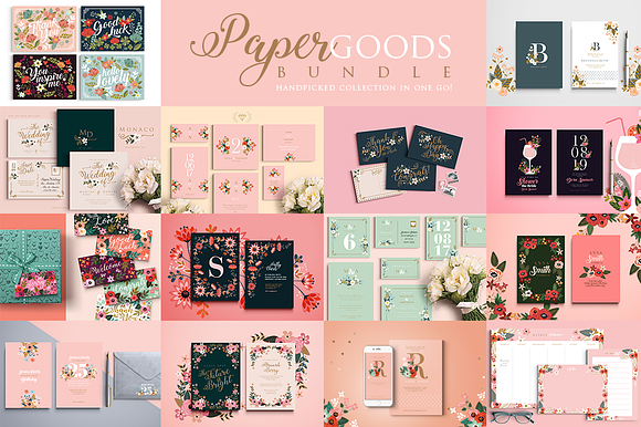 Paper Goods Bundle - Handpicked Set in Postcard Templates - product preview 63